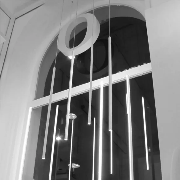 Suspension lamp Nemo Linescapes Vertical