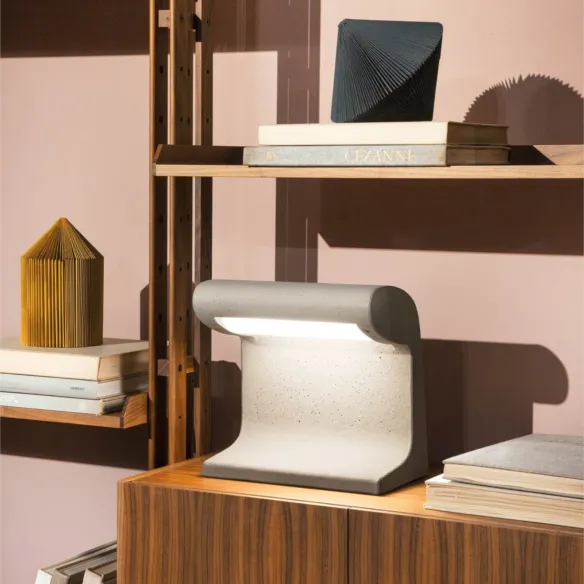 Table lamp Nemo Born Béton Petite