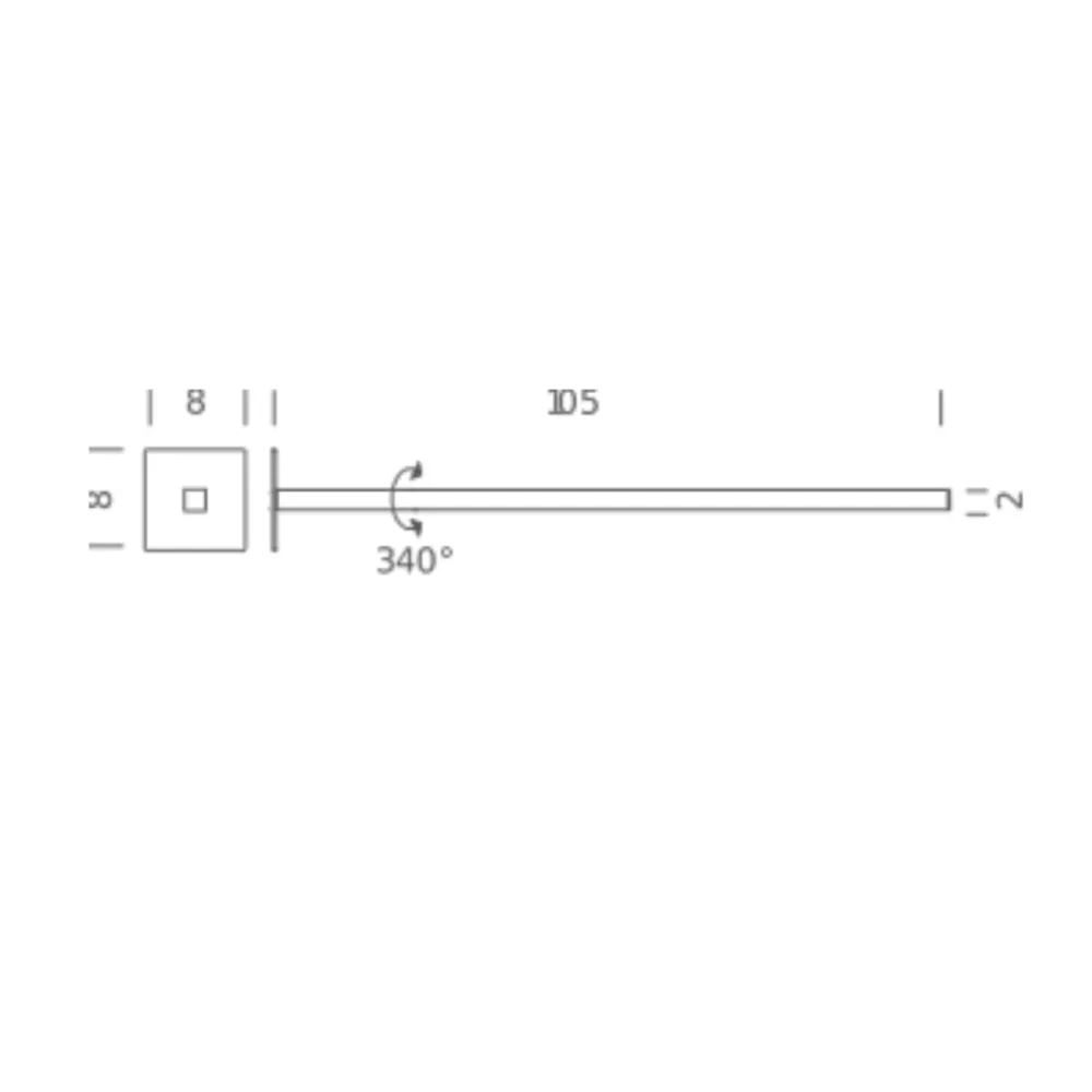 Wall lamp Nemo Linescapes Cantilevered