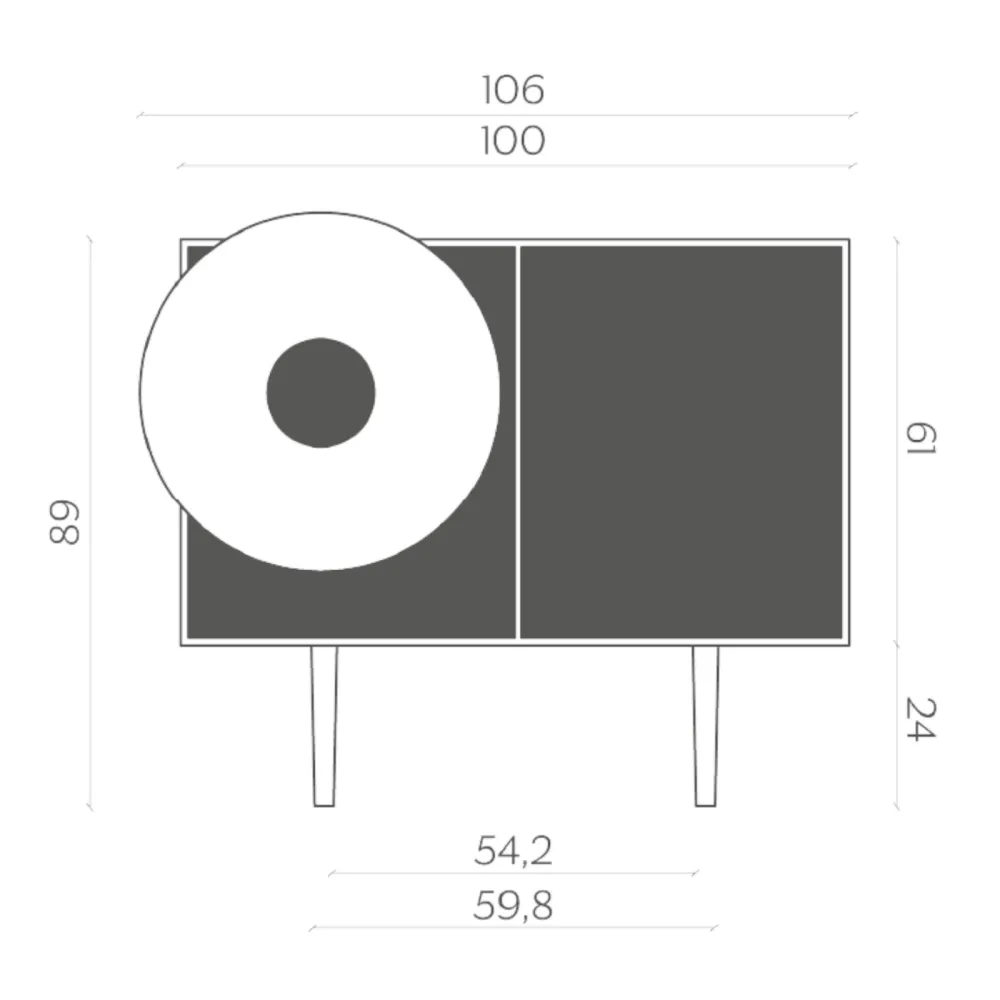 Sideboard Miniforms Caruso