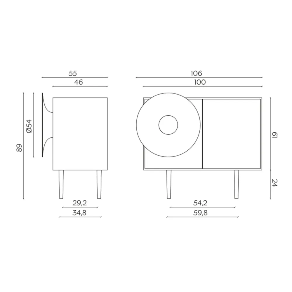 Sideboard Miniforms Caruso