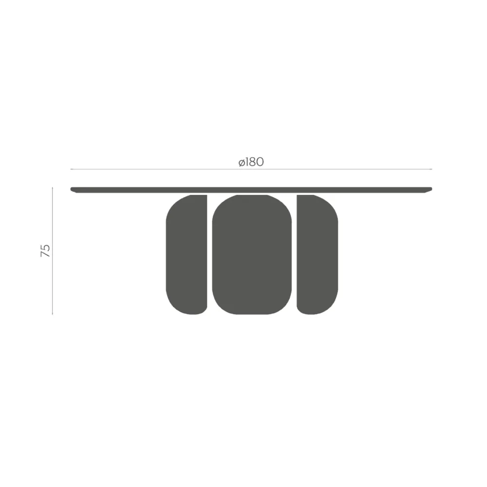 Round table Miniforms Barry