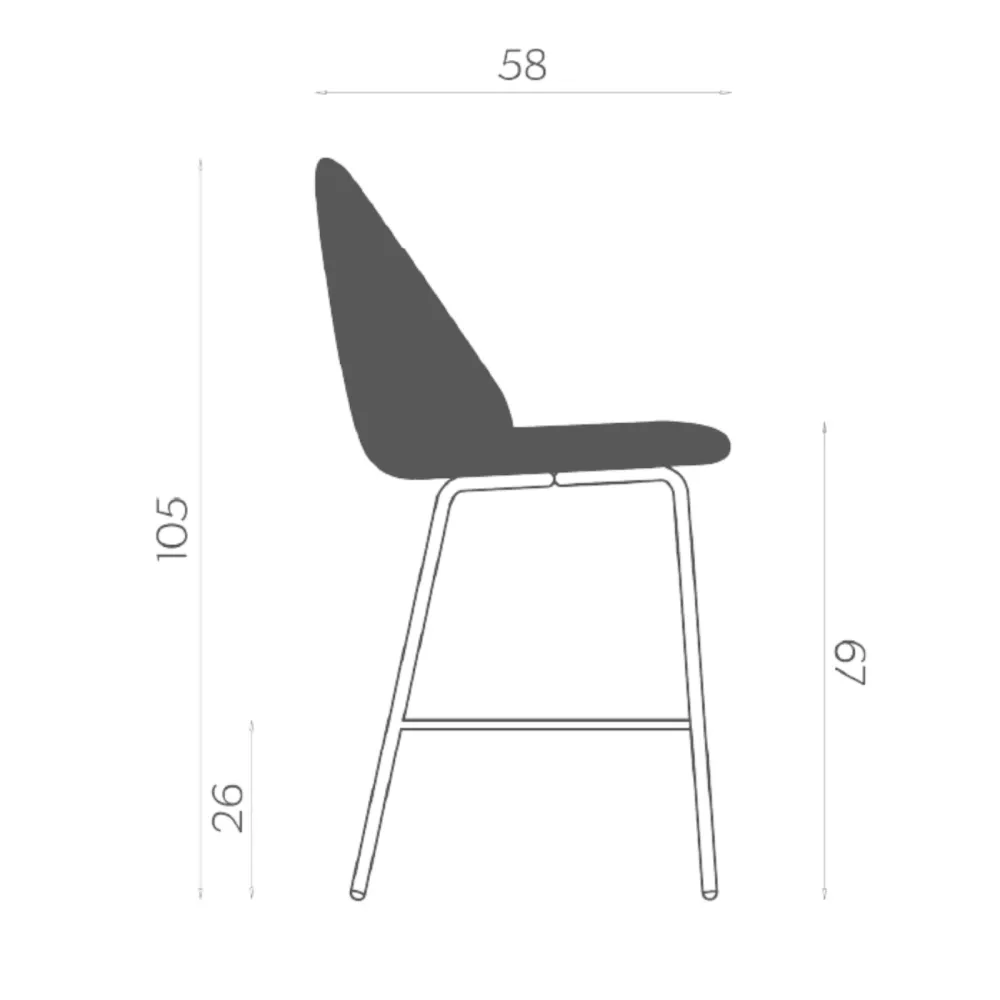 Sgabello Miniforms Iola