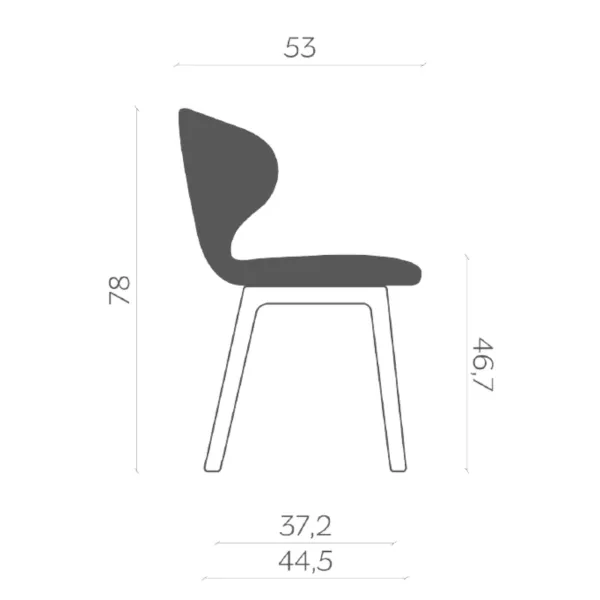 Chaise Miniforms Mula Wood 2