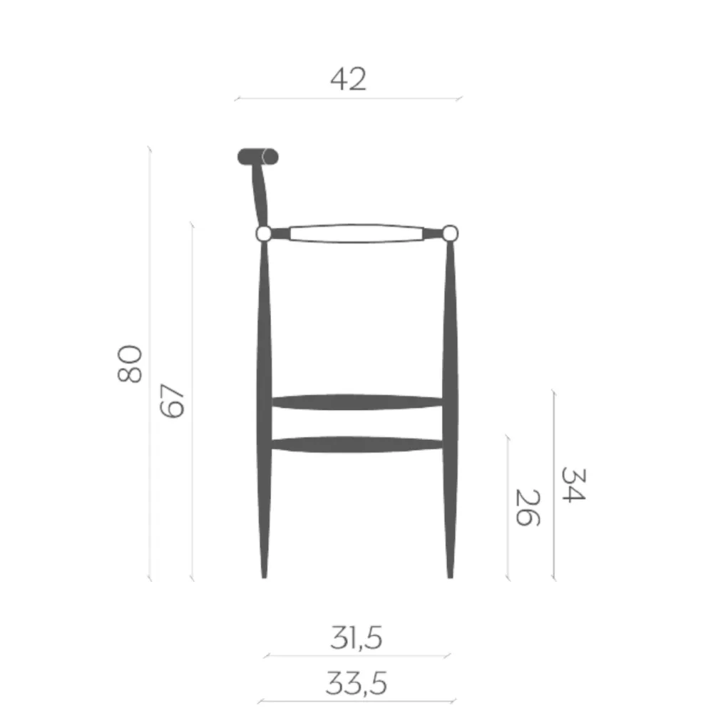 Stool Miniforms Pelleossa