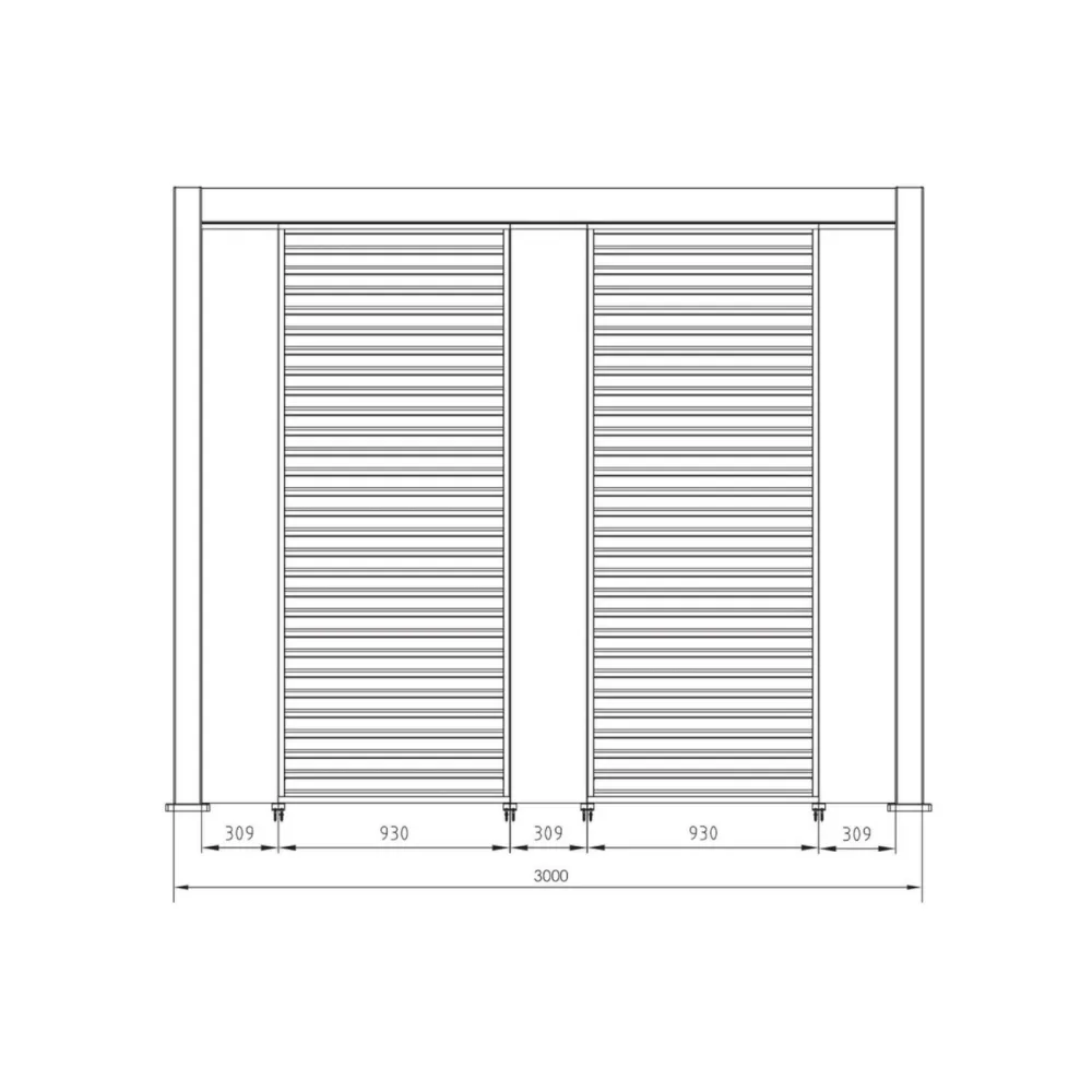 Pergola BIzzotto Ocean 3x4
