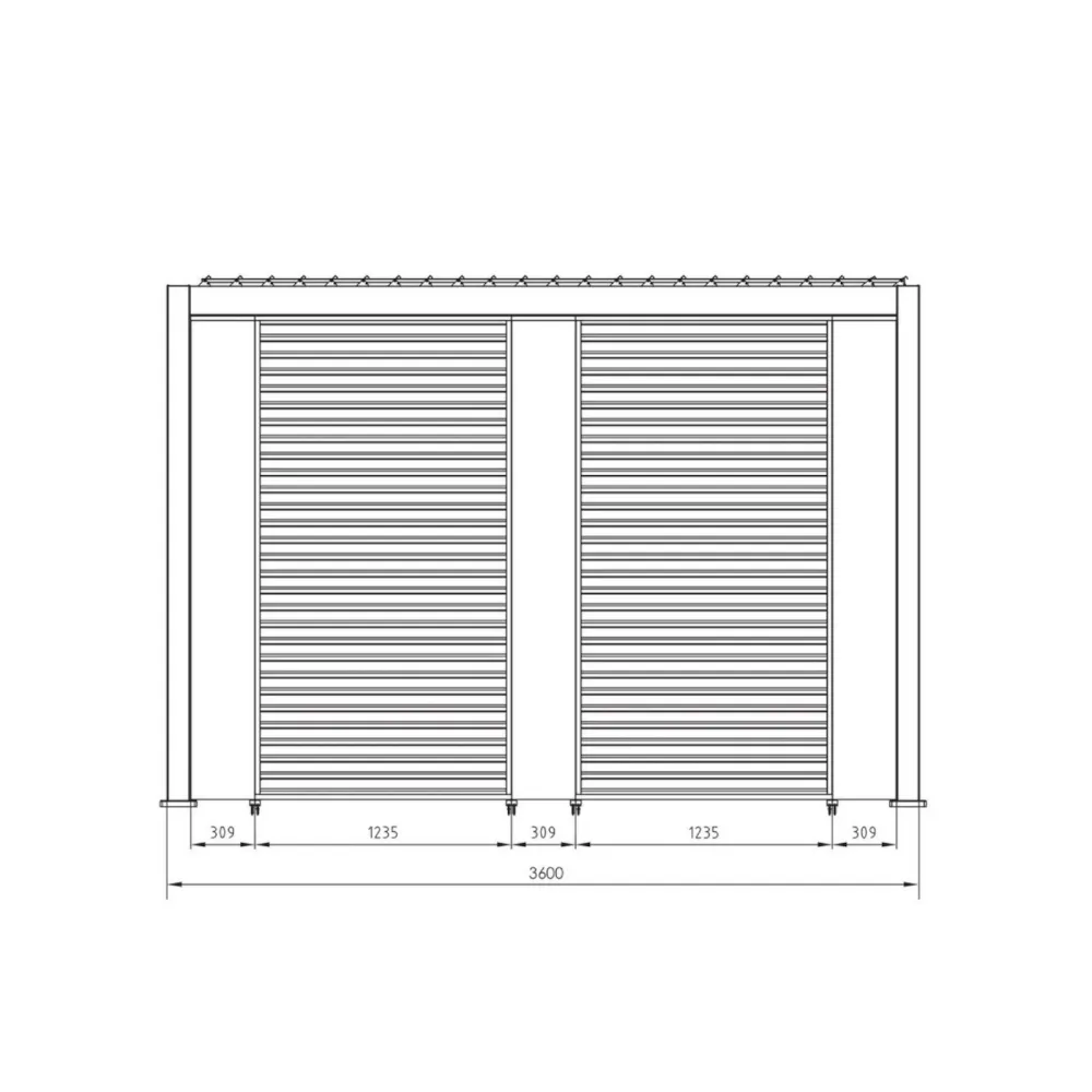 Pergola Bizzotto Ocean 3.6x3.6