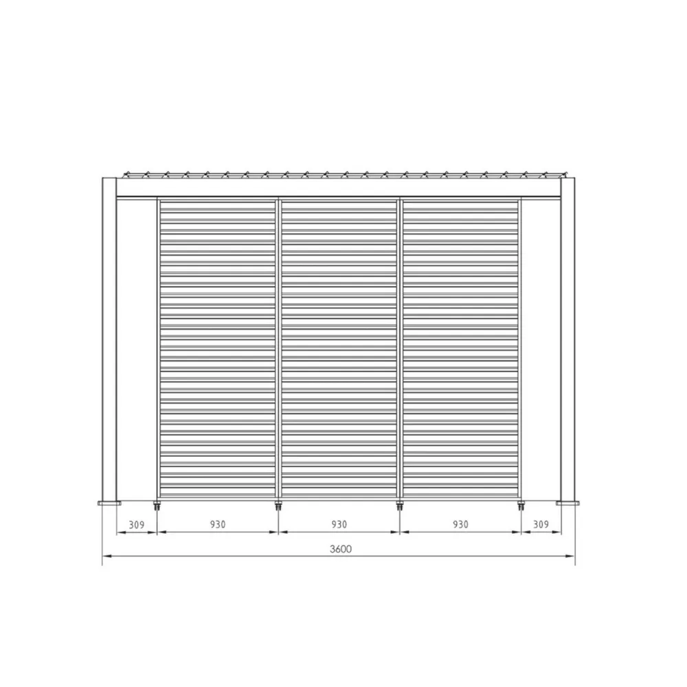 Pergola Bizzotto Ocean 3.6x3.6