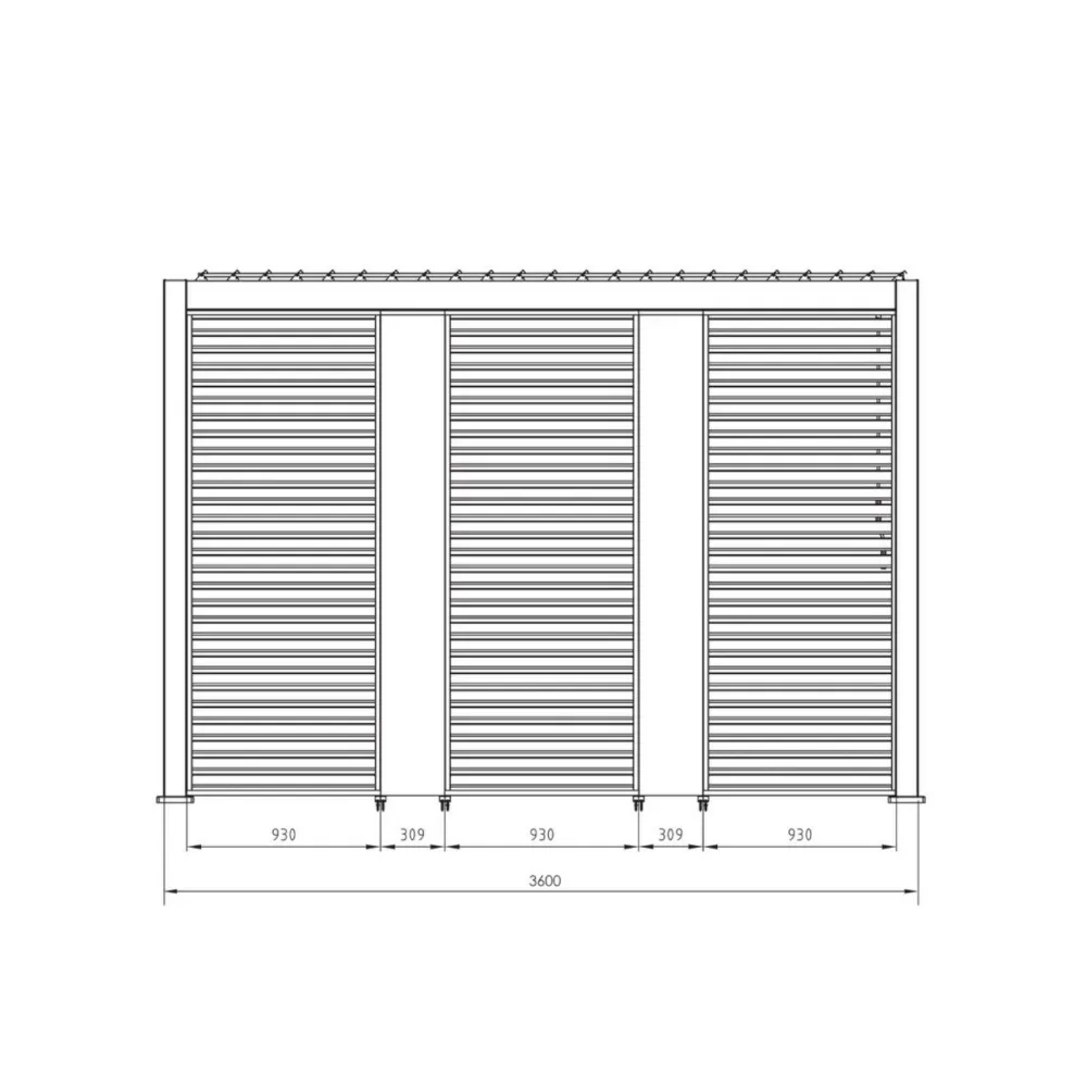 Pergola Bizzotto Ocean 3.6x3.6