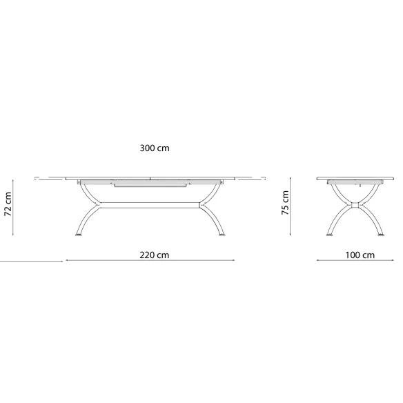 Mesa extensible Vermobil Valentino