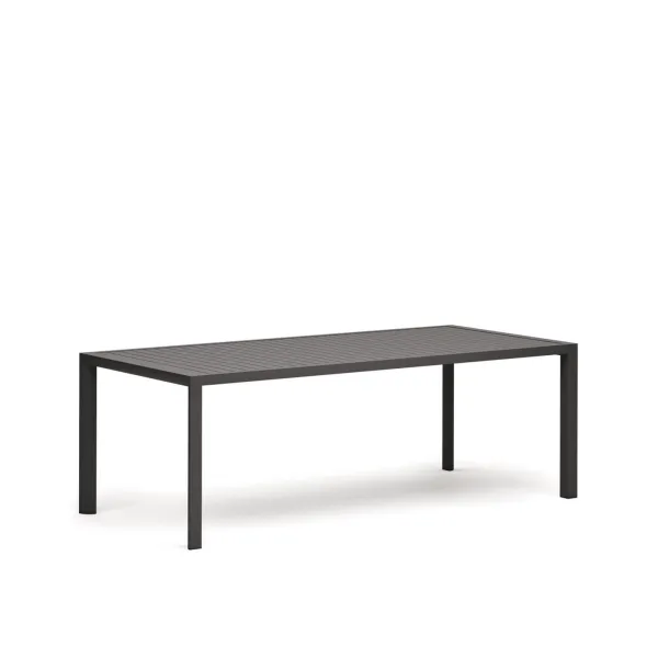 Light Home Table d'extérieur Culip en aluminium gris 220 x 100 cm 2