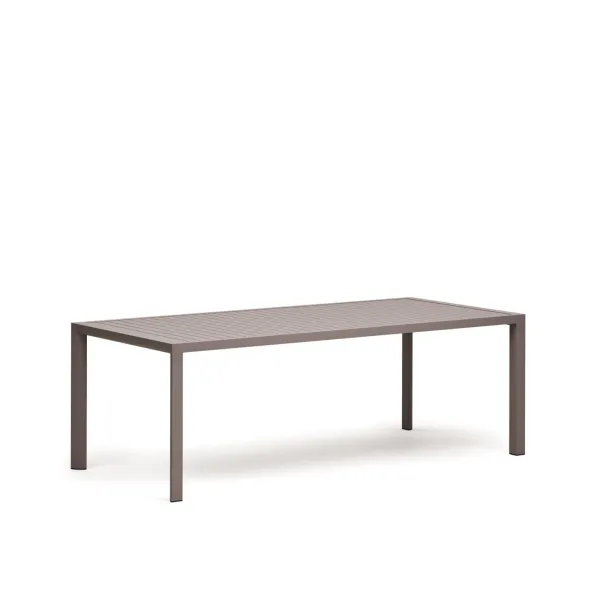 Tavolo da esterno in alluminio marrone 220 x 100 cm Culip Light Home 2
