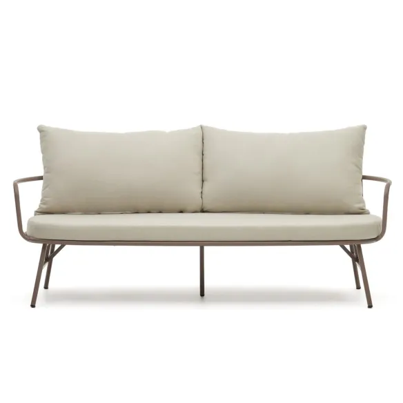 Light Home Canapé Bramant 2 places en acier finition mauve