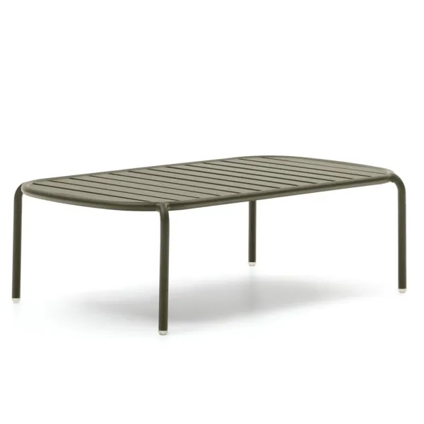 Light Home Table basse Joncols en aluminium peint vert 2
