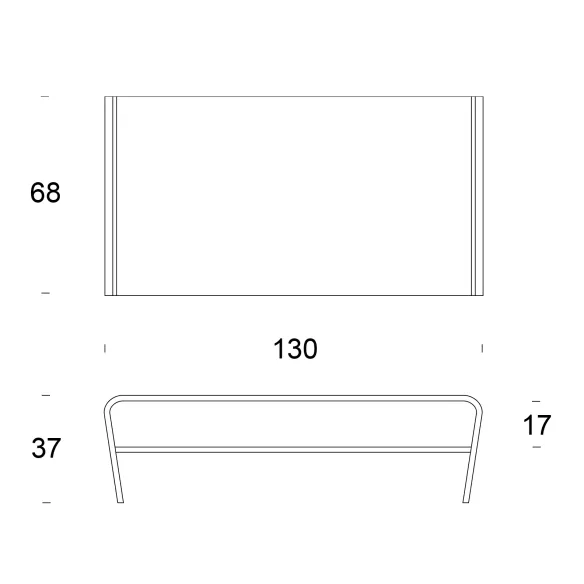 Tonin Casa Amaranto Coffee Table
