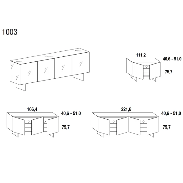 Lago Buffet Materia 1003