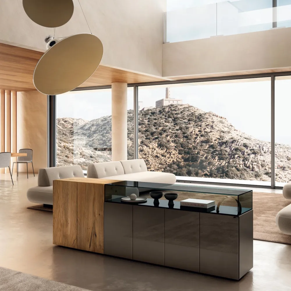 Lago Sideboard 36e8 Glass 1332