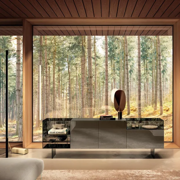 Lago Sideboard 36e8 Glass 1325
