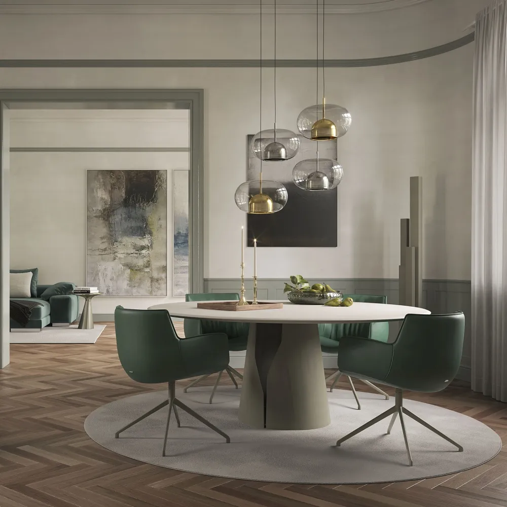 Table ronde Cattelan Giano Argile