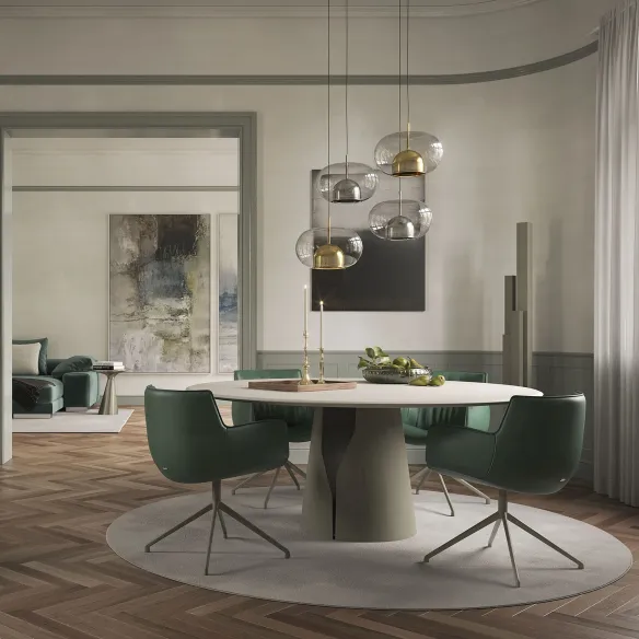 Table ronde Cattelan Giano Argile