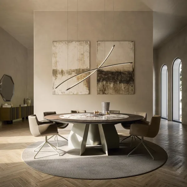 Round table Cattelan Senator Ker-wood round 2