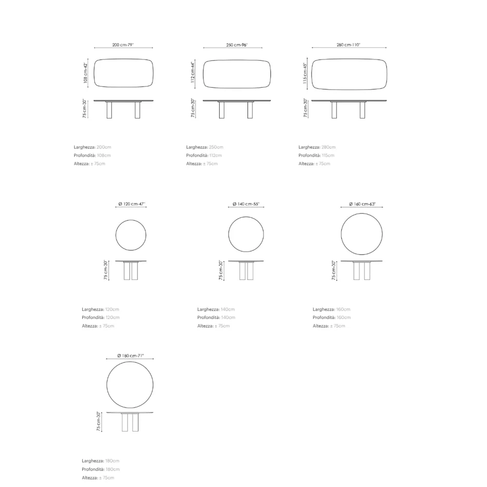 Table Bonaldo Geometric table