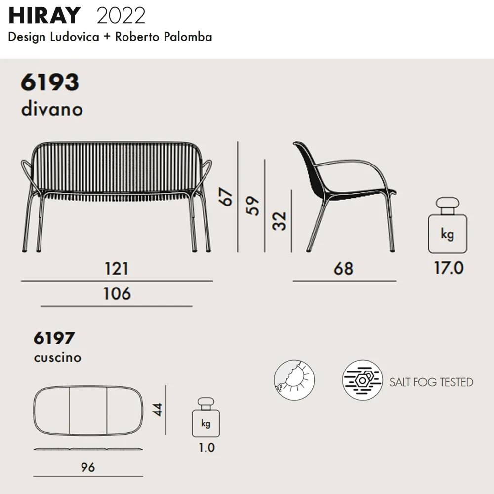 Kartell Hiray Sofa