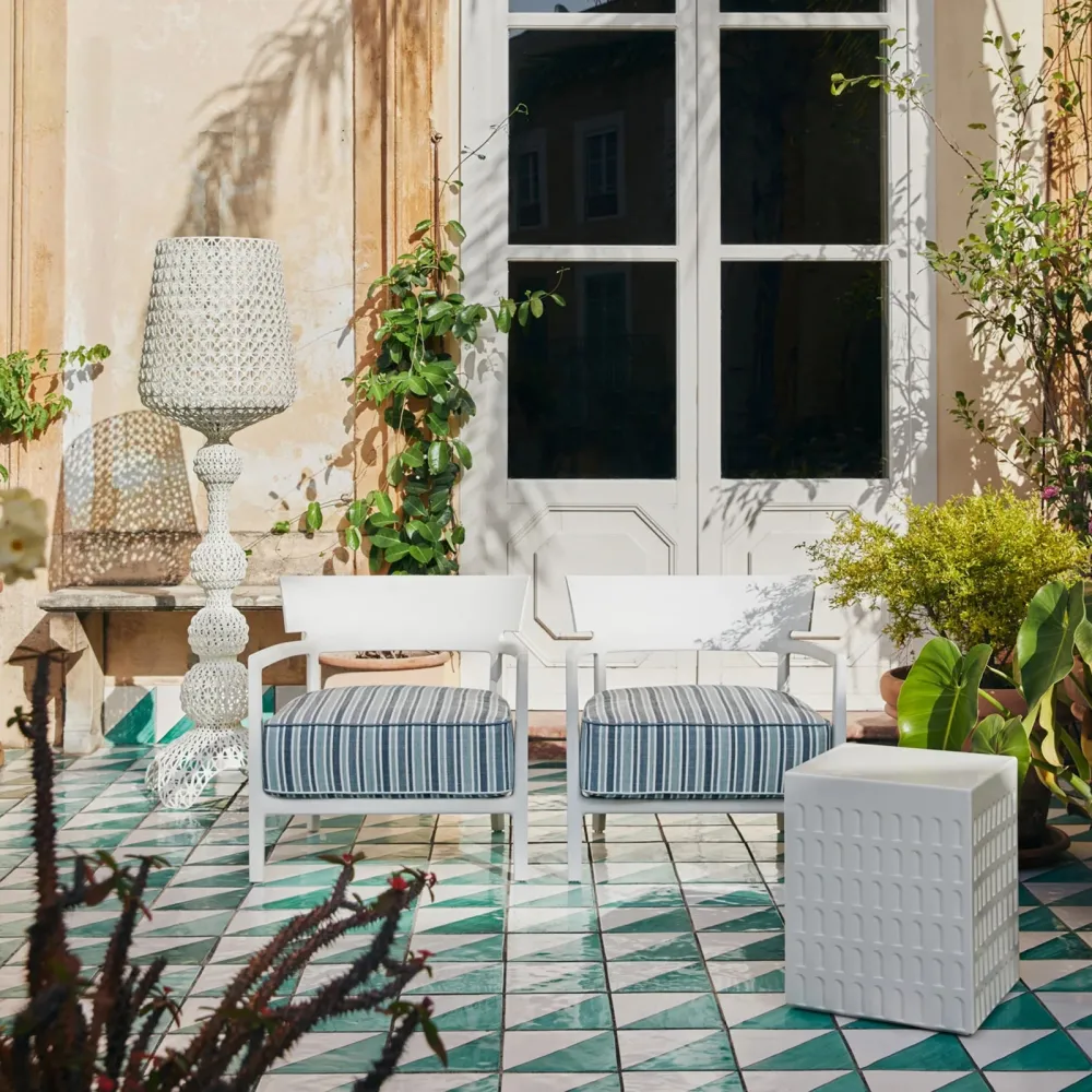 Kartell Cara Outdoor Mat Armchair