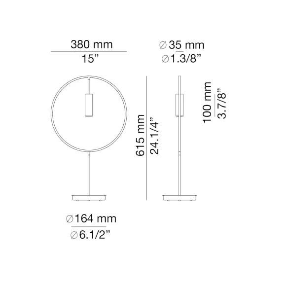 Lampe de table Estiluz Revolta
