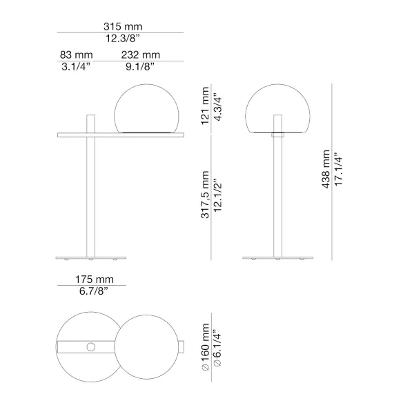 Table lamp Estiluz Circ