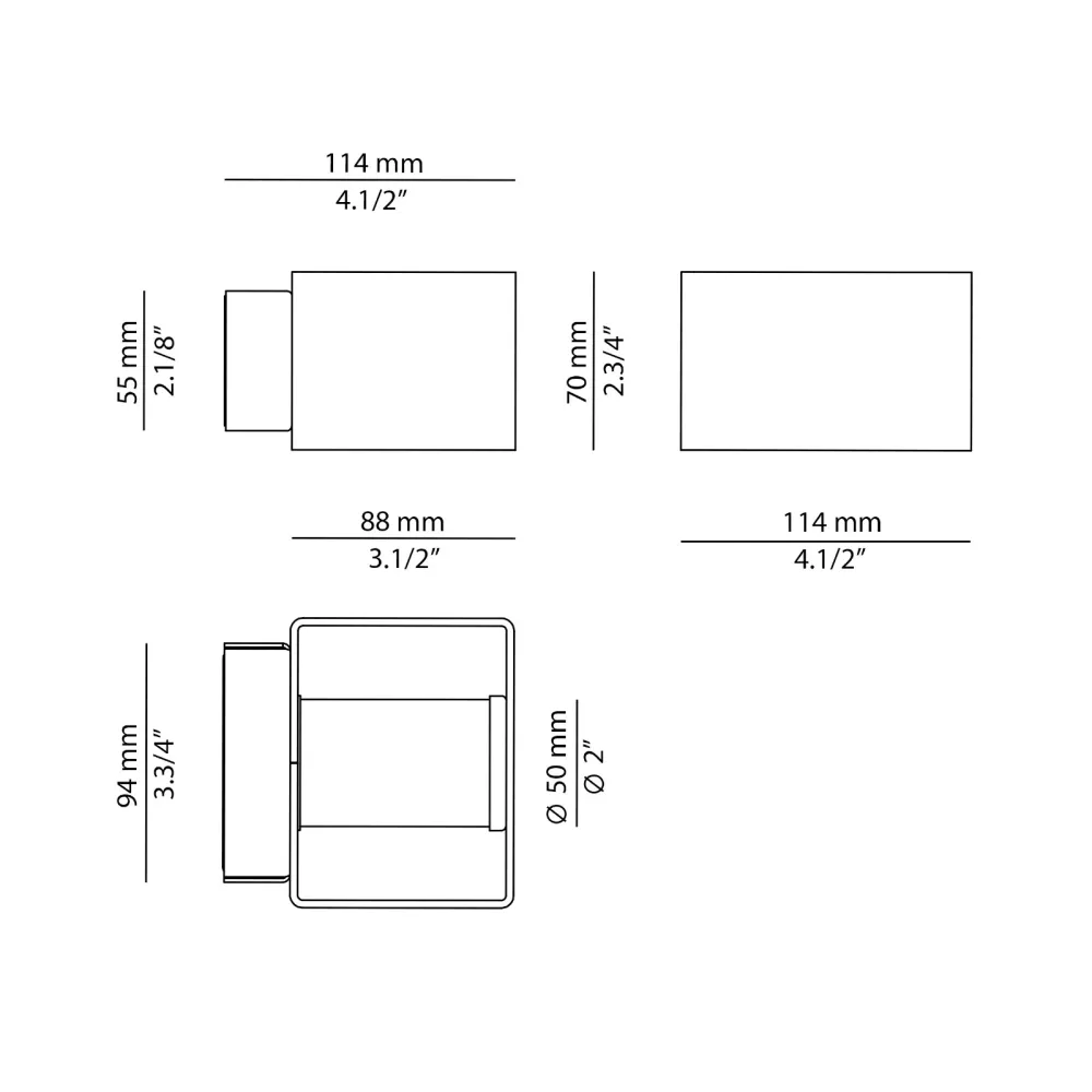 Wall lamp Estiluz Frame