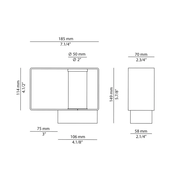Lampe au sol Estiluz Frame