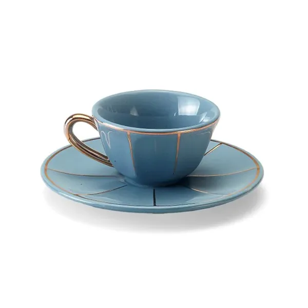 Bitossi Kaffeetasse mit Teller