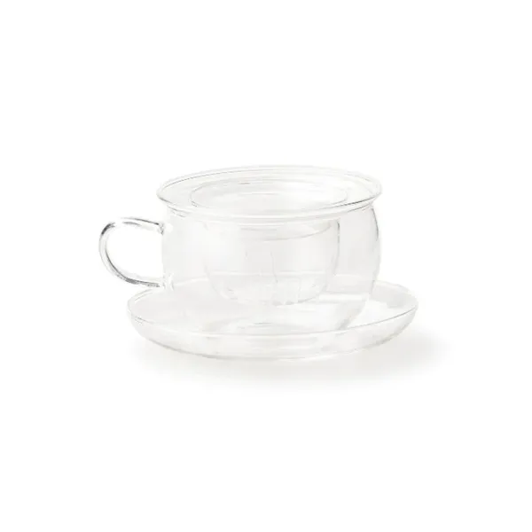 Bitossi Tea cup w/lid and filter Boro