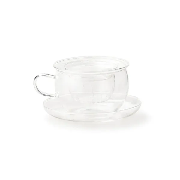 Bitossi Teetasse mit Deckel und Filter Boro