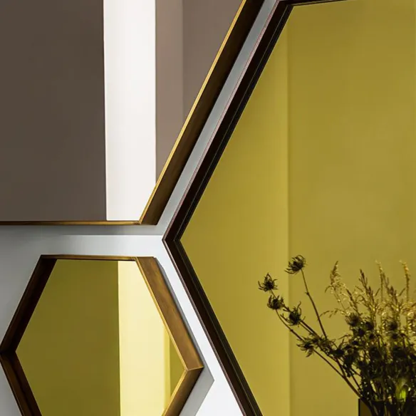 Miroir Sovet Italia Visual Hexagonal