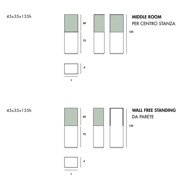 Teca / Escaparate Sovet Italia Nest