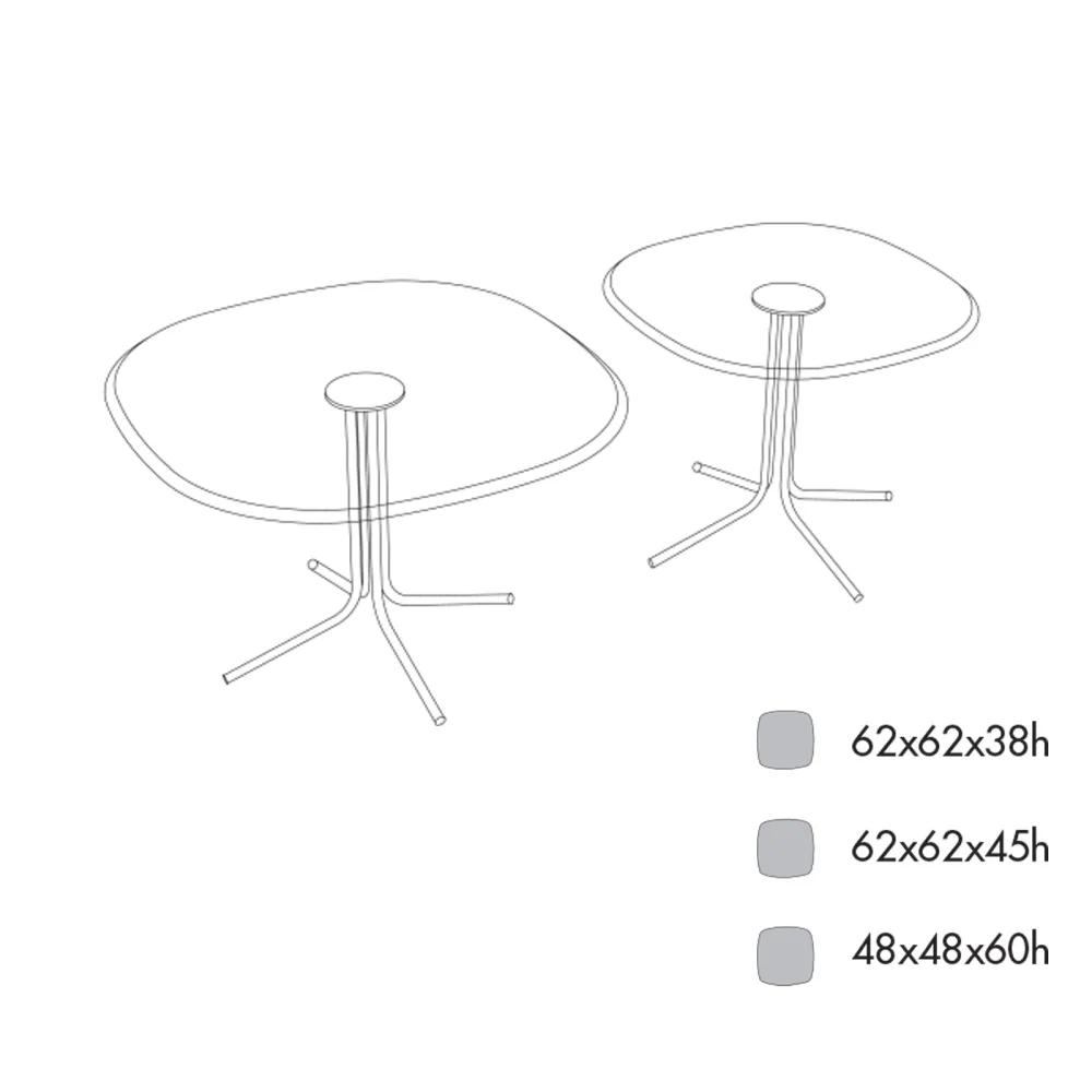 Table basse Sovet Italia Genius - Shaped