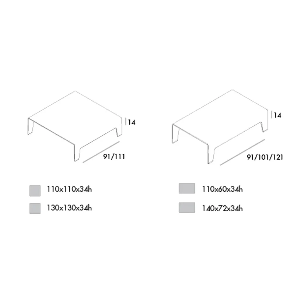 Mesa de centro Sovet Italia Frog