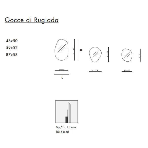 Specchio Sovet Italia Gocce Di Rugiada