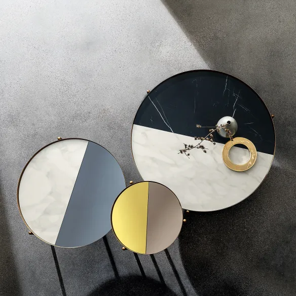 Petite table Sovet Italia Campos two tone