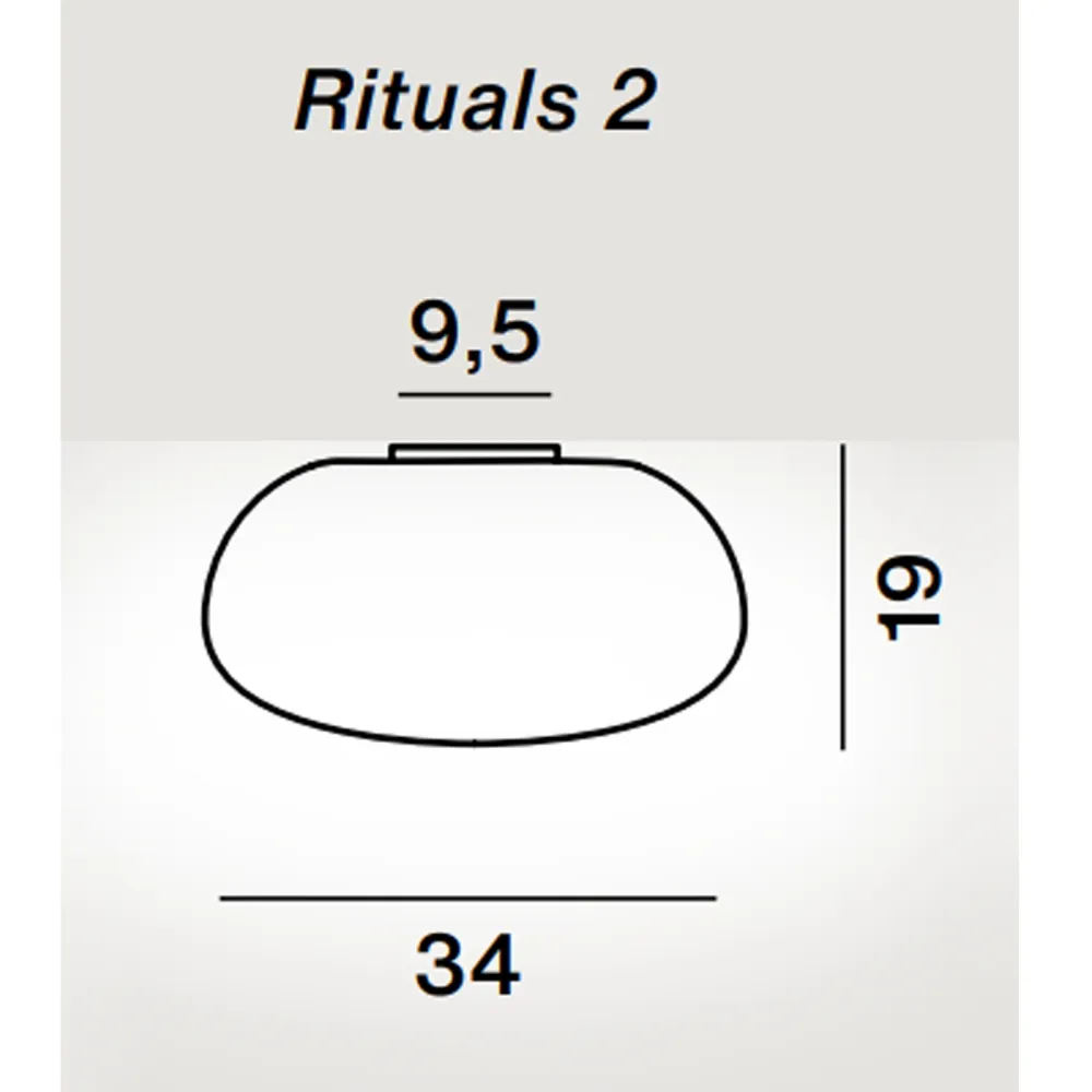 Ceiling lamp Foscarini Rituals 2