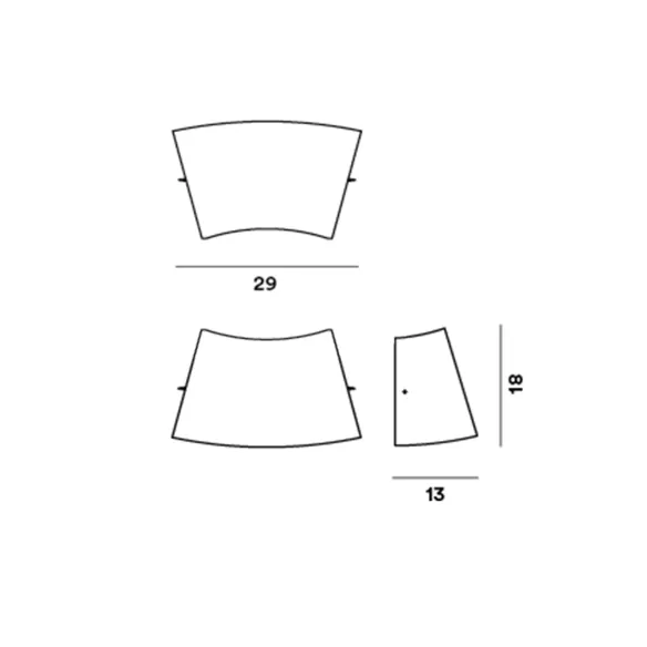 Lampada da parete Foscarini Tutù