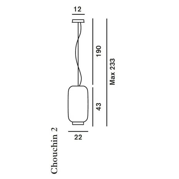 Lámpara colgante Foscarini Chouchin 2