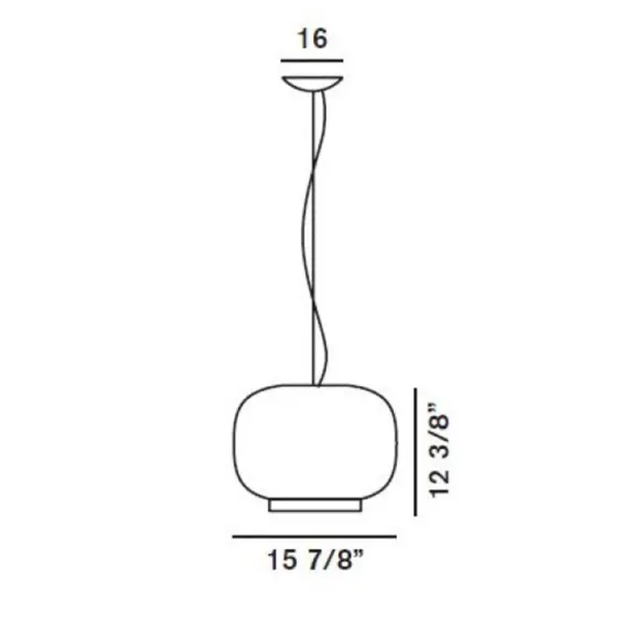 Pendant lamp  Foscarini Chouchin 1