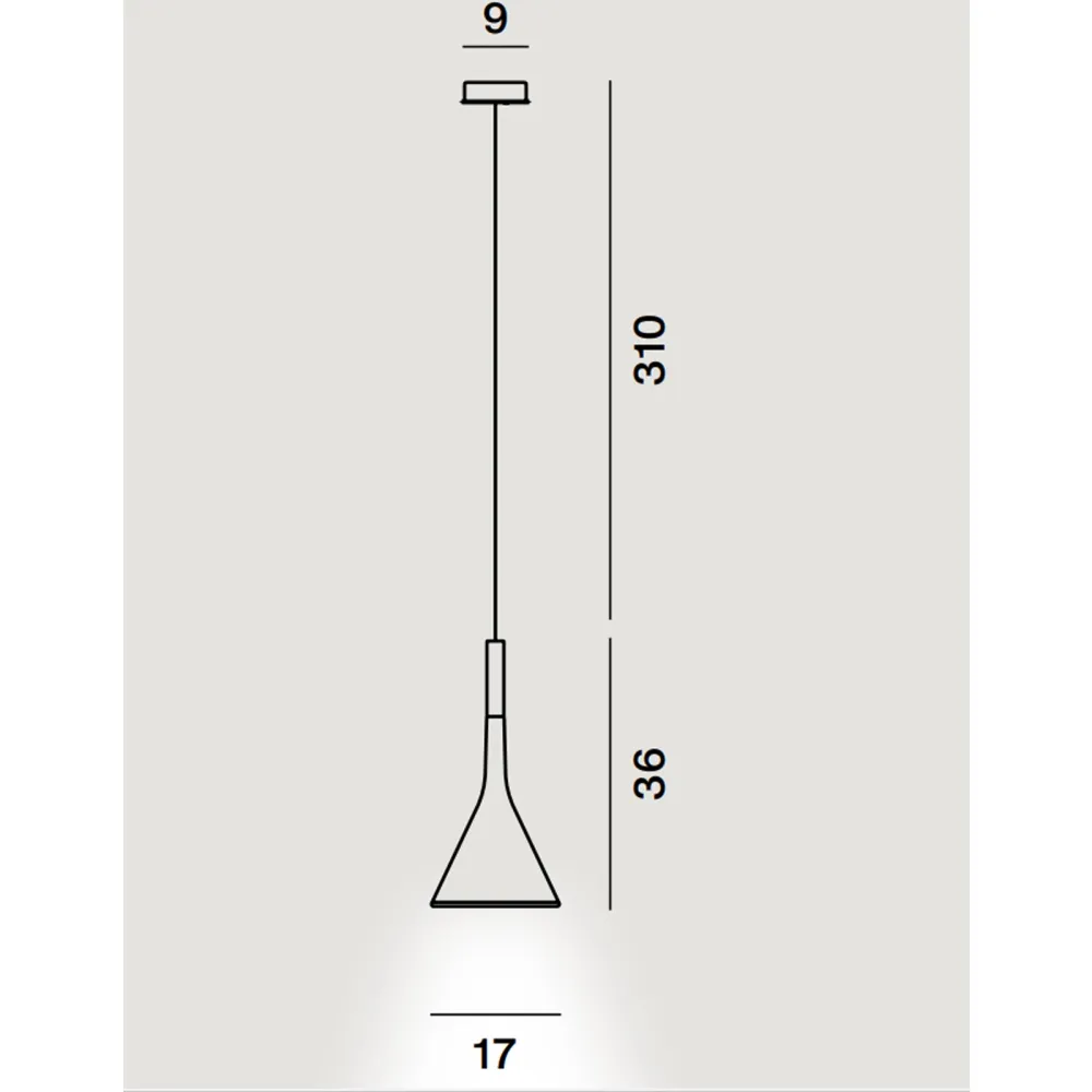 Lampada a sospensione Foscarini Aplomb