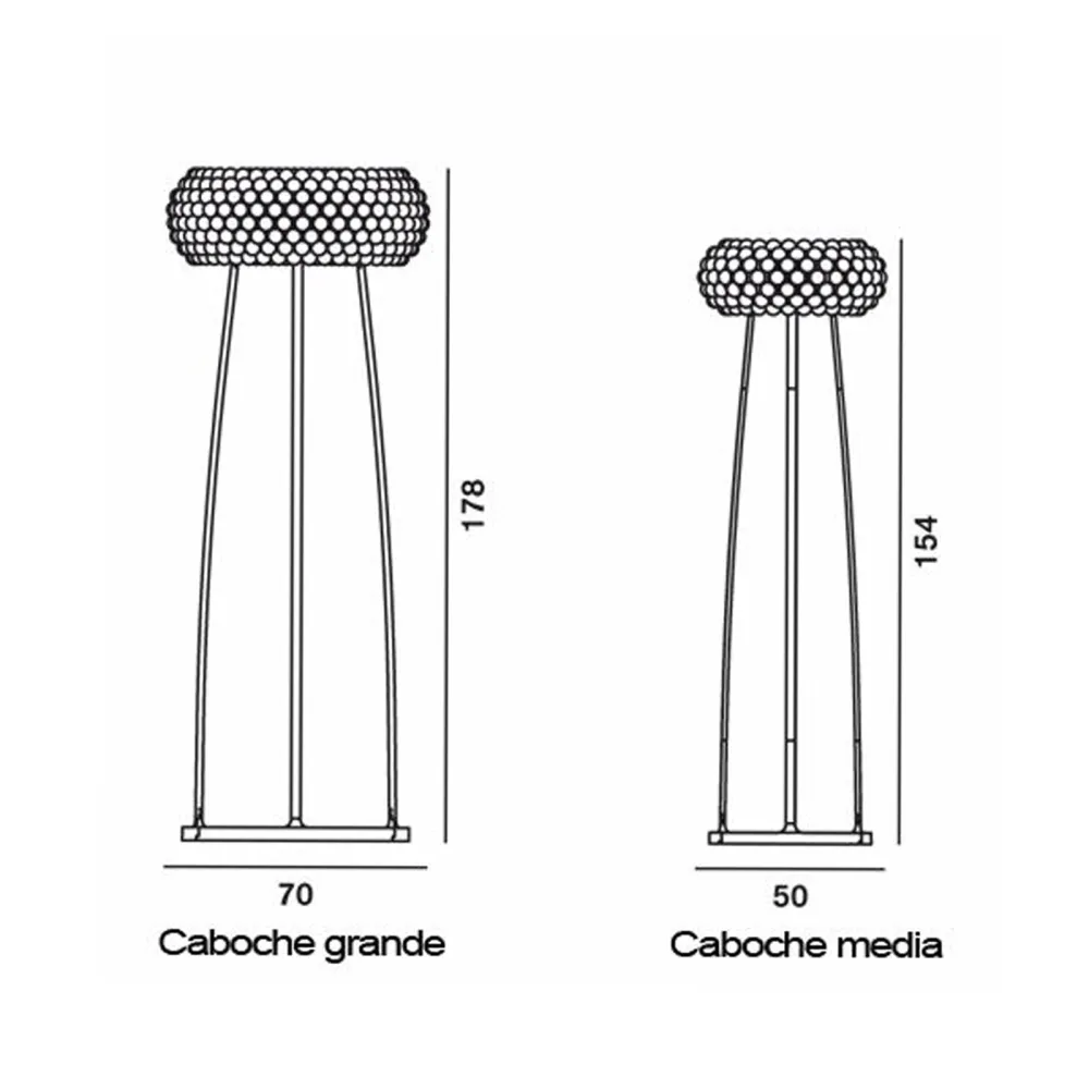 Lampada da terra Foscarini Caboche Plus