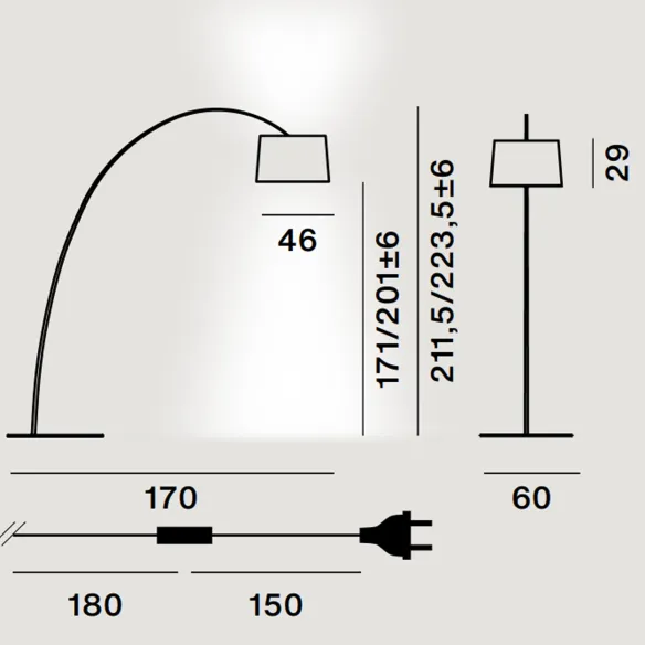 Stehlampe  Foscarini Twiggy