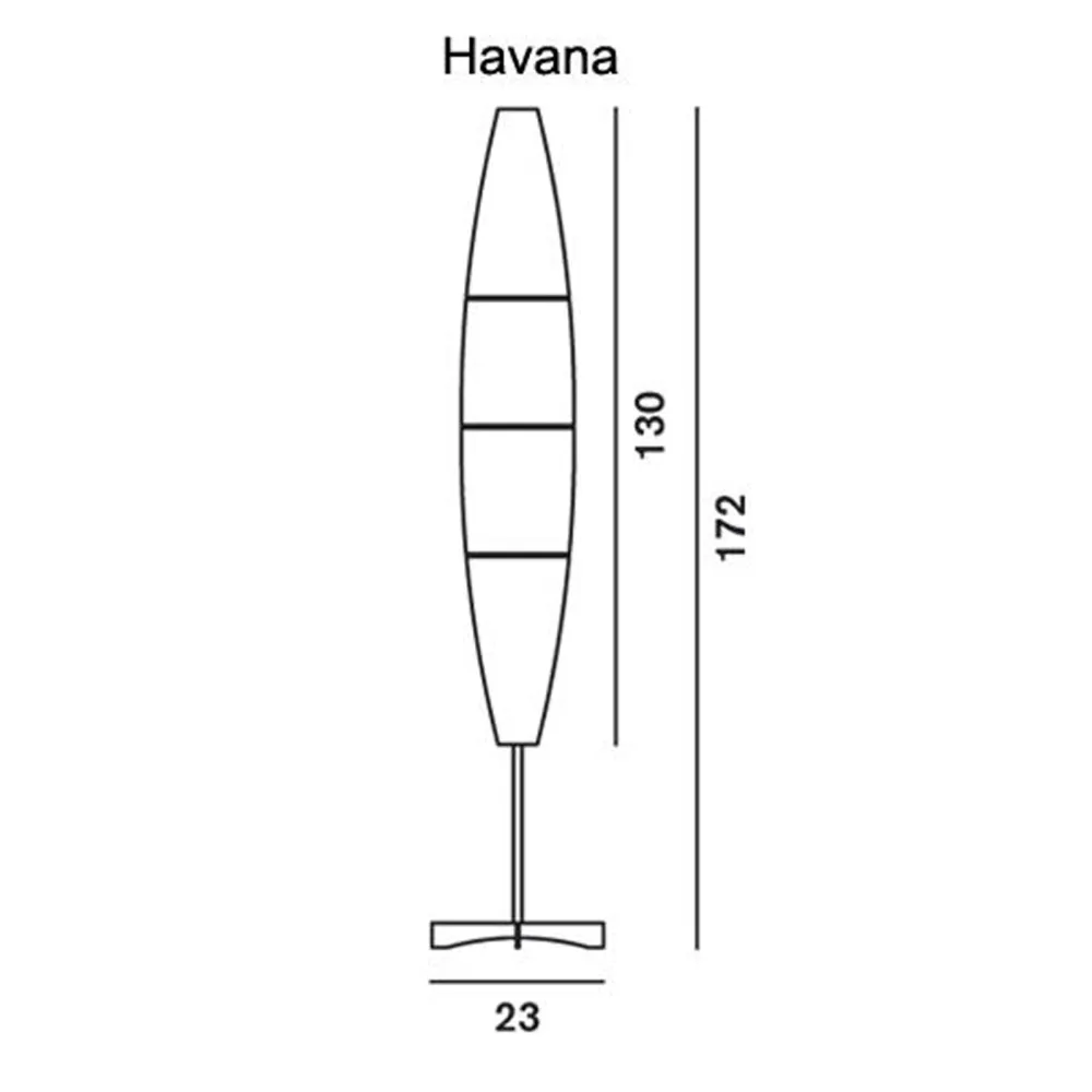 Lampe de sol Foscarini Havana