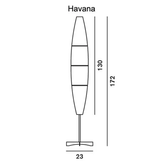 Stehlampe Foscarini Havana